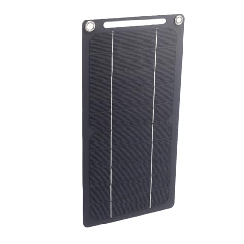 Panel solar monocristalino de 6W ASHATA ligero para cargar electrónica sin enchufes 5