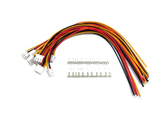 daier 20 Sets Jst Xh 2.54 3 Pin Connector Plug Male miniatura 1