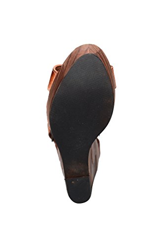 Image of Bed|Stu Women's Paloma Leather Wedge Sandal