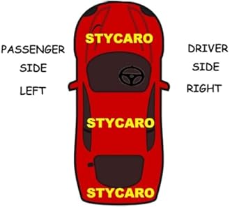 STYCARO-ORVM Side View Mirror Glass/Sub Mirror Plate compatible with Nissan Sunny 2011-2020 Year Model (RIGHT DRIVER SIDE)