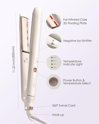 Plancha para cabello TSUYAGLA 2 en 1 4 temperaturas miniatura 5