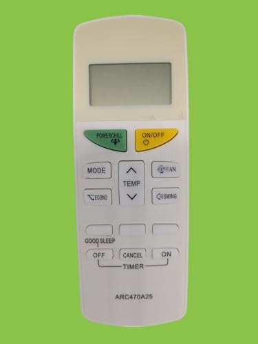 Image of AMAZOR All Ac Remote Control Compatible For Daikin Air Conditioner Remote (Arc470A25),White