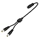 GINTOOYUN DC7909 Y-Splitter-Adapterkabel, 14 AWG DC, 8 mm, eine Buchse auf Zwei Stecker, Netzkabel für tragbare Kraftwerke, Solarpanel, Solar-Powerbank usw. (2 FT) (Stil 2)