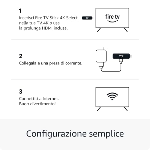 Amazon Fire TV Stick 4K Select (ultimo modello) - Trasmetti in streaming in 4K centinaia di migliaia di film ed episodi TV, e la TV in diretta gratis - Immagine 5