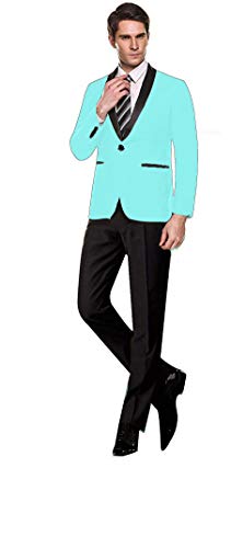 Smokings pour hommes slim fit sur mesure 2 pièces veste revers châle