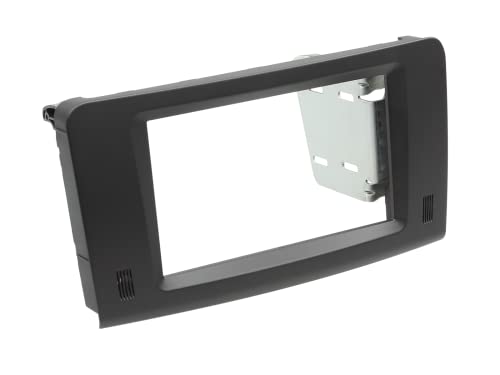 Façade autoradio 2-DIN Mercedes Classe M W164 de 2005 à 2011 noir