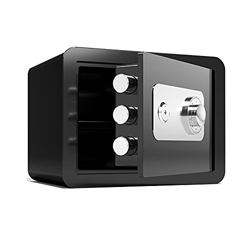 Coffre-fort à clé et code RLKHXBS noir pour bureau et hôtel, 45x38x33cm