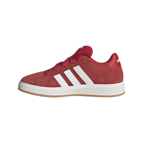 Adidas Unisex-Kids Grand Court 00s Sportswear, Better Scarlet/White/Gum, 4