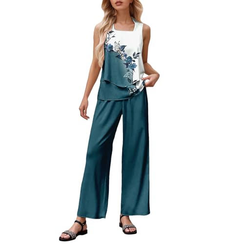 Ensemble pantalon et haut fluide chic pour femme idéal en tenue décontractée