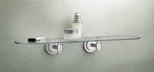 Moen Dn0790Bn Collection Iso Vanity Glass Shelf, Brushed Nickel #TOP1