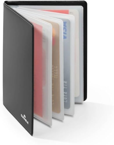 Durable Kreditkartenetui mit Rfid Schutz, Kartenetui für 8 Karten, schwarz, 230958 2