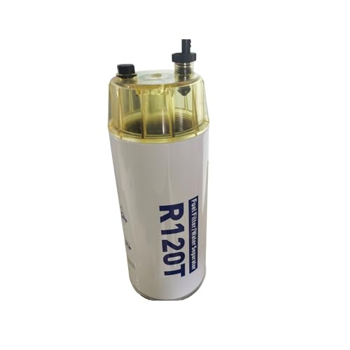 Filtro separador R120T contra averías: elimine agua del motor con sus 10 micras