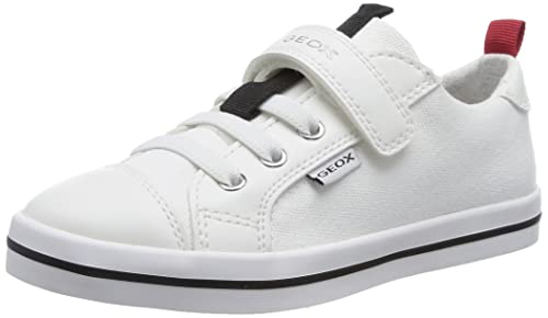 Geox Jr Ciak Girl, Zapatillas Niñas, White, 32 EU