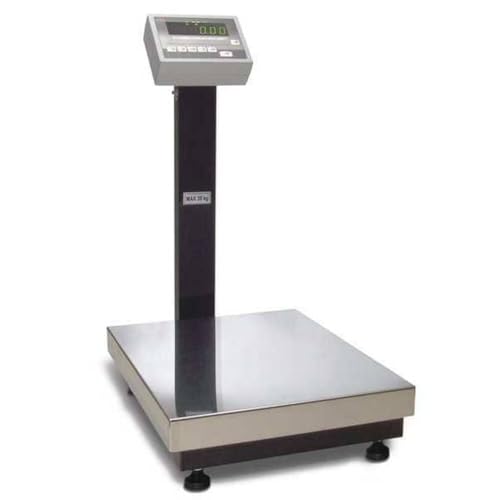 Báscula industrial plataforma BA60C 150lbs 60kg capacidad miniatura 1