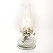 Lehman's Clear Glass Oil Lamp, with #2 Burner and 7/8 inch Wick for Accent Lighting or Centerpiece Table Decor