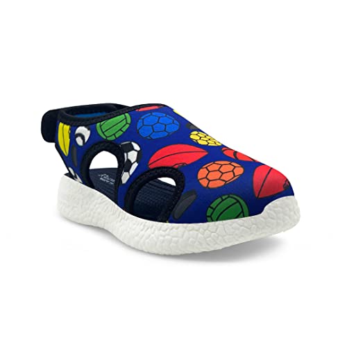 Image of KazarMax Kids Boys and Girls Lightweight | Comfort | Easy Slip-On | Breathable | Printed Sandal