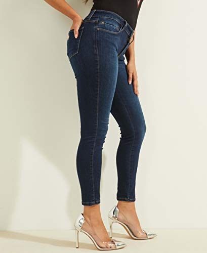 GUESS Women's Sexy Curve Mid-Rise Stretch Skinny Fit Jean4