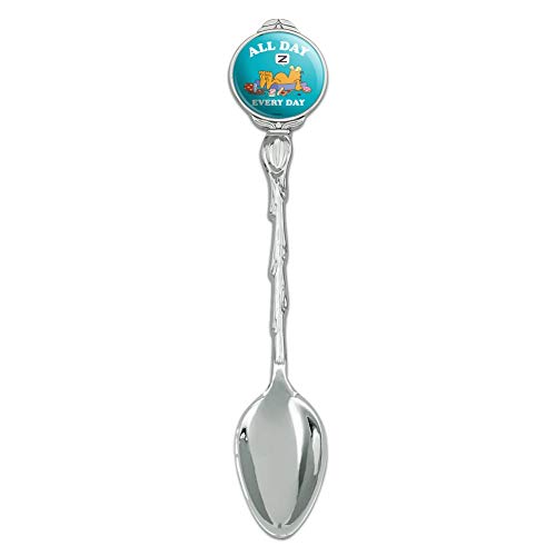 Garfield All Day Every Day Novelty Collectible Demitasse Tea Coffee Spoon