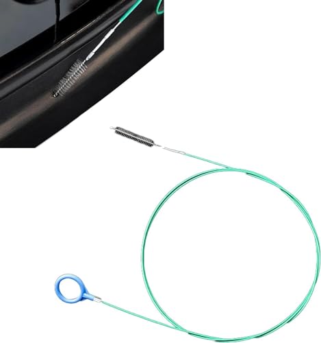 Car Sunroof Drain Cleaning Tool, 9.84Ft Rotary Use Waterproof PP Vehicle Cleaning Brush Replacement, Tube Cleaning Brush Slim Drain Dredging Tool Perfect for Car Sunroof