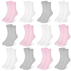 White+gray+pink 12 Pairs