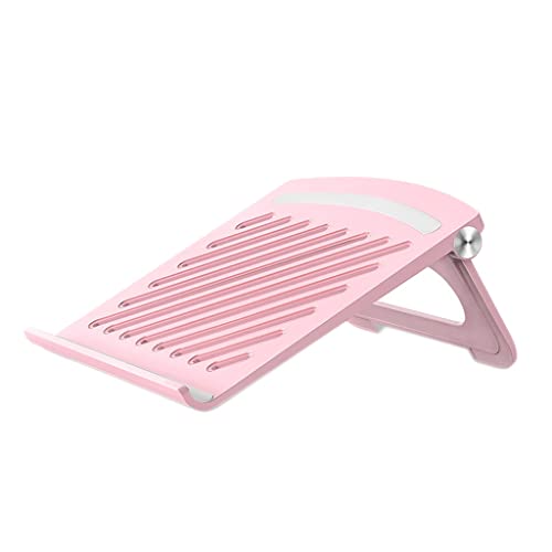 Support ordinateur portable pour table pliante de télétravail rose - 2