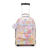 Kipling Sanaa Large Printed Rolling Backpack Bubble Slick