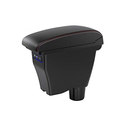 【LEXLEYS 一体式改良】スズキ アルト ターボRS アルトワークス HA36S 専用 一体式 多機能 アームレスト コンソールボックス 3USBポート付 二段式収納ボックス 純正ホルダー対応 社外品 ブラックカスタムパーツ