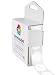 ChromaLabel ¾ Inch White Round Target Paster for Shooting and Target Practice, 1000/Dispenser Box