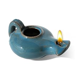 Herodian Glazed Oil Lamp,...