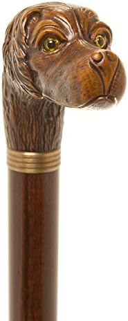 Walking Stick With A Dog S Head Amazon Co Uk Health Personal Care
