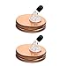 Luxshiny 2Pcs Jarro de Masón Vierte Tapas Tapas Tapa de Frasco de Albañil Infusiones de Aceite de Licor de Licor Viernes Brote Abierto Dispensador Cerrado con Tapas de Botella de Biberón