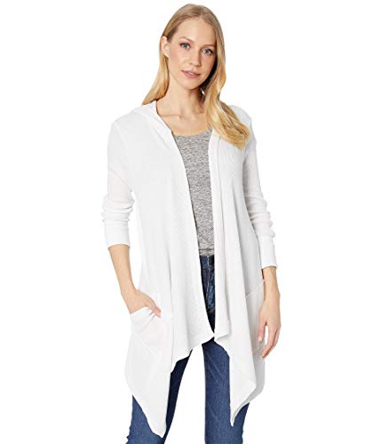 Splendid Women's Thermal Wrap Hooded Cardigan