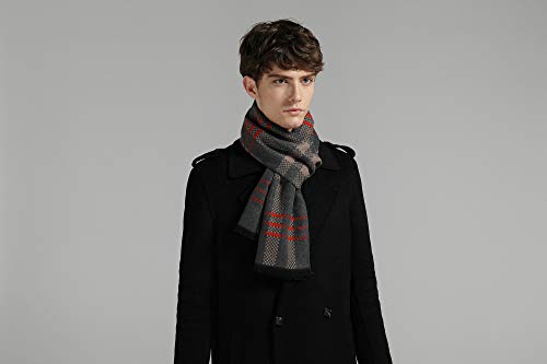 Eagool Thick Cashmere Scarf For Men Gift Idea Extremely Warm Super Soft Wool Scarf For Winter Autumn And Spring - Image 6