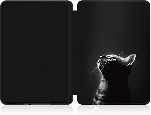 EKH Kindle Paperwhite 4 [10Th Generation-2018] - Étui en Cuir Intelligent Durable avec réveil/Sommeil Automatique pour Amazon Le dernier Kindle Paperwhite 4 Jungle Sleeping Fox