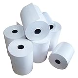 60 rollos de papel térmico de 80 x 80 mm (60 rollos en 1 caja).