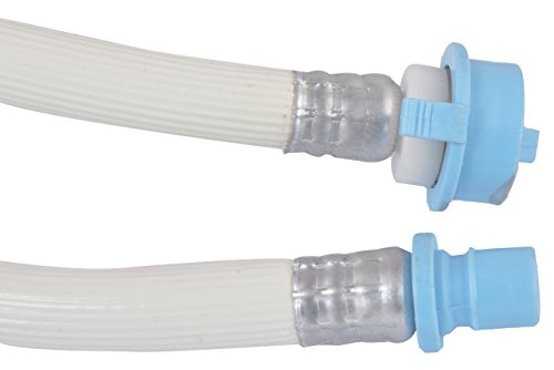 Image of Pardzworld 2-Meter Universal Water Inlet Extension Pipe for All Brand Top Loading Washing Machines | Heavy-Duty Leak-Proof Inlet Hose | White & Blue