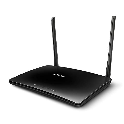 Image of TP-Link TL-MR6400 300 Mbps 4G Wi-Fi Wireless Router and Dr Com Smart UPS 8000mAh Power Backup DRU-8000