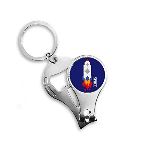 Coupe-ongles décapsuleur univers espace porte-clés multi-usage