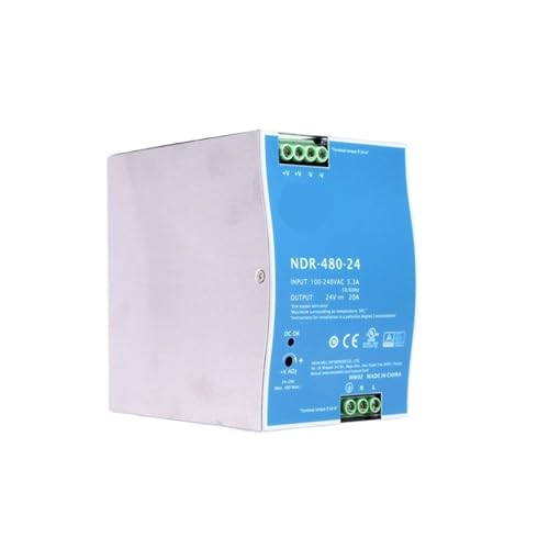 Alimentation sur rail DIN 480W contre la surchauffe des systèmes 24V