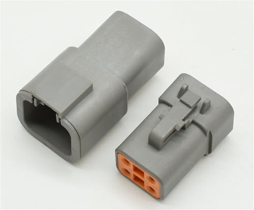 Evita fallos eléctricos con el conector automotriz de 4 pines DTP impermeable gris 3