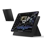 SURITCH for iPad Stand Holder for iPad Pro 13-inch (M4) 2024, Slim Adjustable Tablet Stand, Lightweight Portable, Support Portrait & Landscape, Magnetic Tablet Holder for iPad Pro 13' (M4)-Black