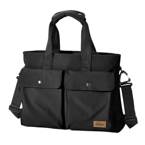 NPBAG Briefbag for Women, Messenger Bag Laptop Tote Computer Briefcase, Professional Business Office Teacher Nurse Handbag