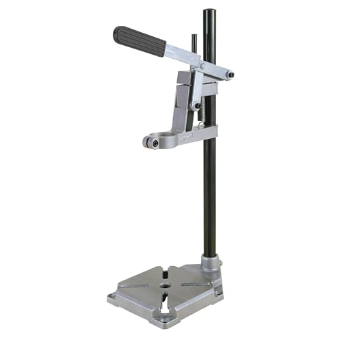 wolfcraft 3406000 Support de Perçage avec Colonne Ronde - Saillie 112 mm - Hauteur de Travail 345 mm