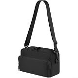 Borsa portaoggetti portatile in nylon per termocamera HF96 e strumenti, custodia compatta con tracolla per uso quotidiano, nero
