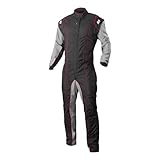 K1 RaceGear Driving Suit, GK2, 1-Piece, Single Layer, Nylon, Boot Cut, Black/Red, X-Large, Each