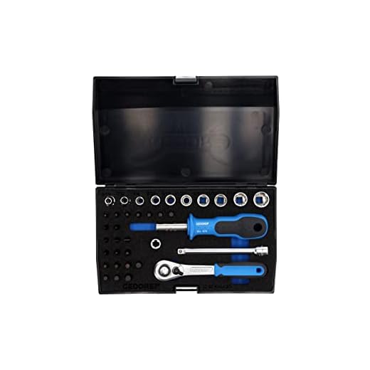 GEDORE D 20 KAU-20 Steckschlüssel-Satz 1/4" 37-TLG UD-IN-is-PH-PZ-TX