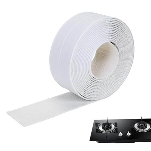 Cinta de sellado de cocina y baño, protección para bordes de inodoros, tiras de sellado para hervidores de cocina, tiras adhesivas para calderas, flexible e impermeable para el inodoro