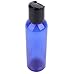 Bekith 30 Pack 4oz Plastic Squeeze Bottles with Disc Top Flip Cap, BPA-Free Blue Refillable Containers for Shampoo, Lotions, Liquid Body Soap, Creams and More