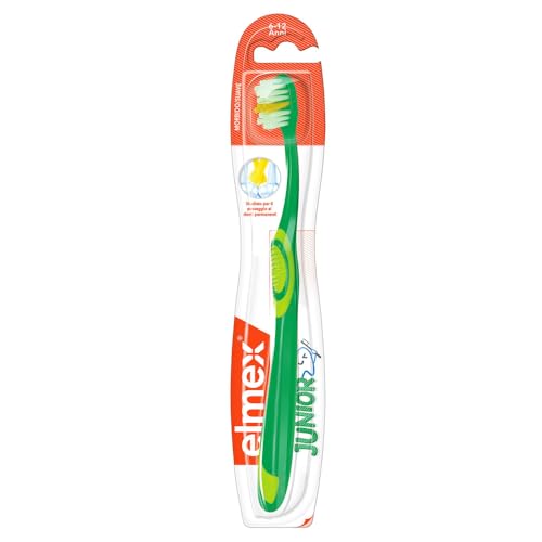elmex Spazzolino Junior 6-12 anni, Colori assortiti, 1 pezzo