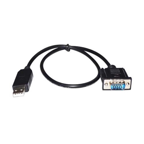 RIKYJIC FT232RL Puce USB mâle vers DB15 mâle Connecteur RS232 Câble de communication série pour contrôleur de valve de TVA Câble en ligne compatible Modèle n° P/N : 230327 (1,8 m)
